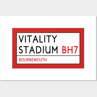 Vitality Stadium - Street Sign (Bournemouth) Posters and Art
